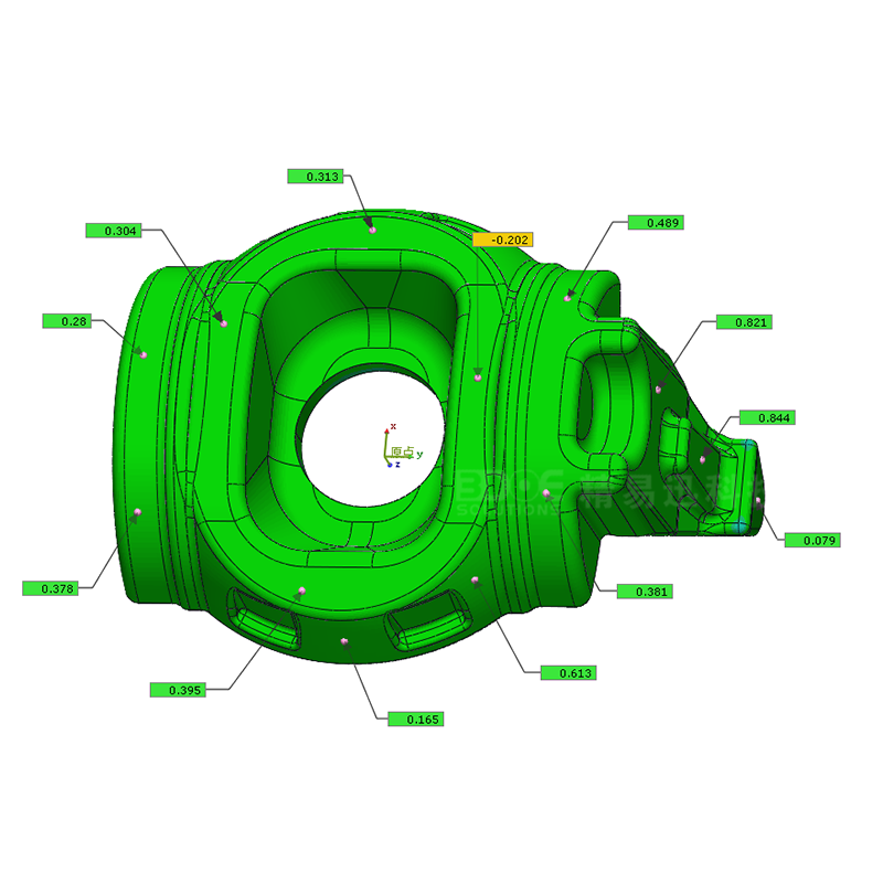 3D full-scale inspection solution for precision castings-blue light camera 3D scanner