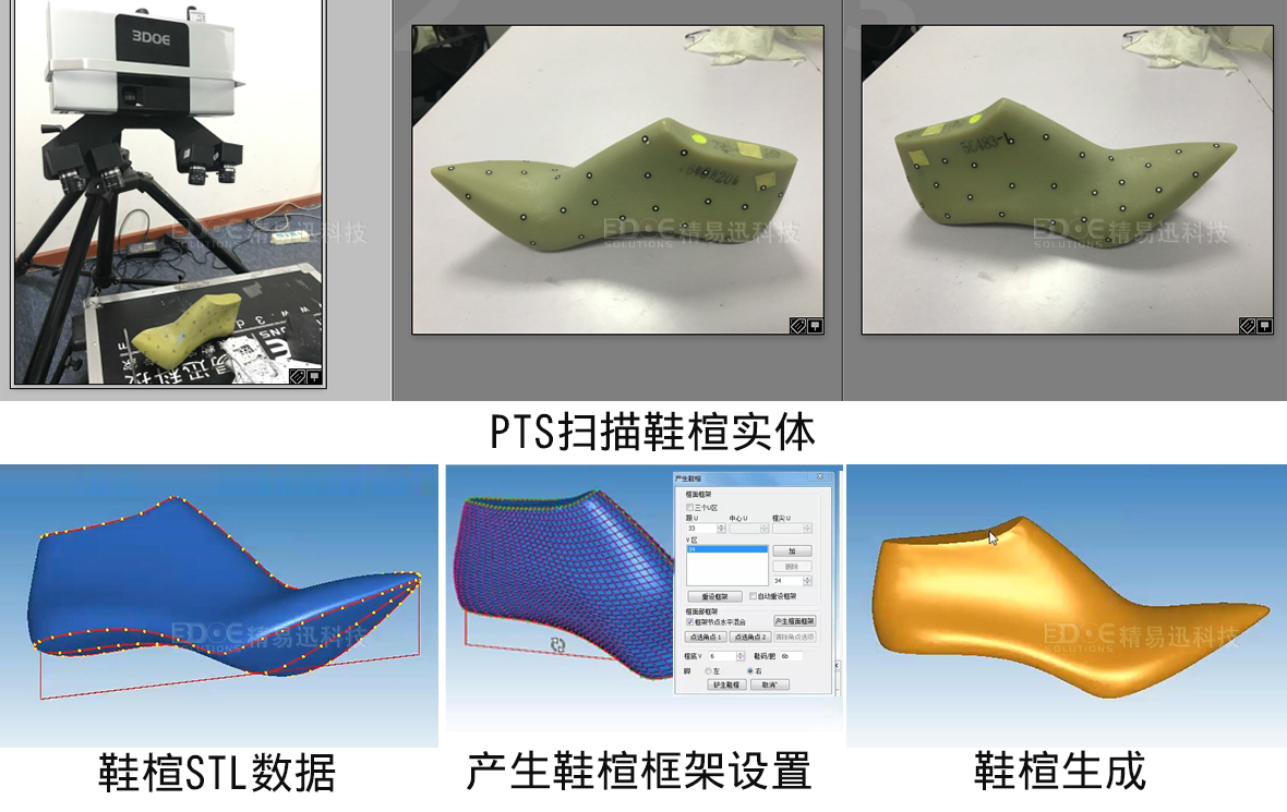 鞋楦三维扫描仪复制鞋楦-3D量脚定制鞋解决方案