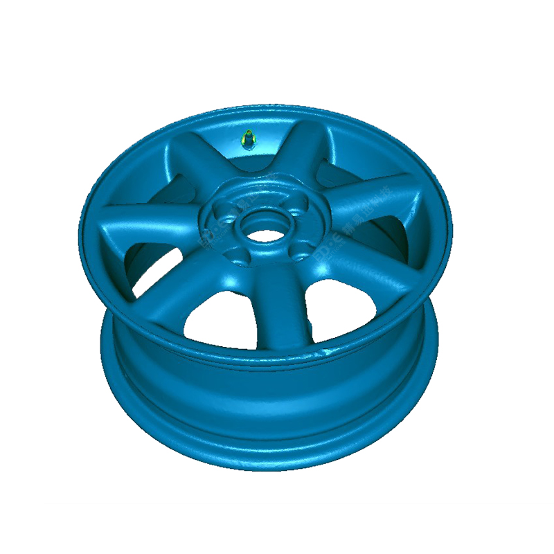 3D Scanning of Automobile Wheel-Jingyixun Photographic 3D Scanner PTS-A in Reverse Engineering