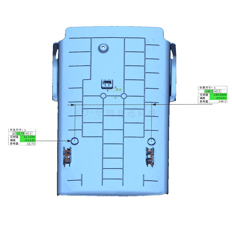 孔间距三维扫描检测  精易迅3D检测系统解决方案
