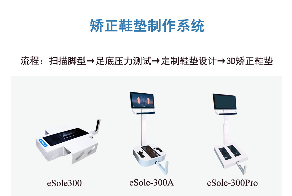 矫正鞋垫制作流程 3d打印机、雕刻机和足底三维扫描仪